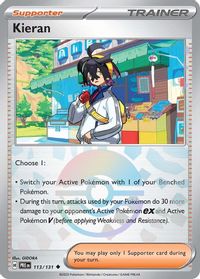 Kieran - 113/131 (Poke Ball Pattern) — SV: Prismatic Evolutions