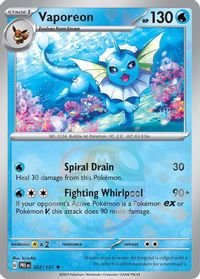 Vaporeon (Master Ball Pattern) — SV: Prismatic Evolutions