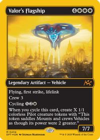 Valor's Flagship (First-Place Foil) — Aetherdrift