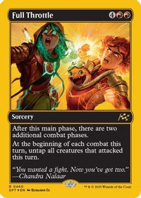 Full Throttle (First-Place Foil) — Aetherdrift