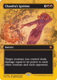 Chandra's Ignition (Borderless) (First-Place Foil) — Special Guests