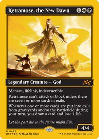 Ketramose, the New Dawn (First-Place Foil) — Aetherdrift