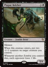 Plague Belcher — Commander: Aetherdrift