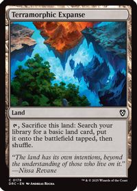 Terramorphic Expanse — Commander: Aetherdrift