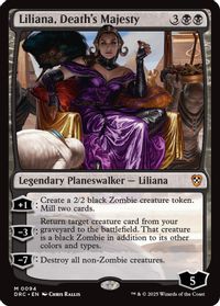 Liliana, Death's Majesty — Commander: Aetherdrift