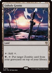 Unholy Grotto — Commander: Aetherdrift