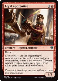 Loyal Apprentice — Commander: Aetherdrift