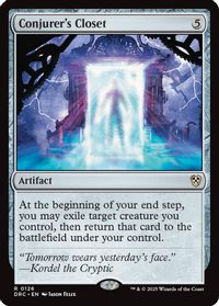Conjurer's Closet — Commander: Aetherdrift