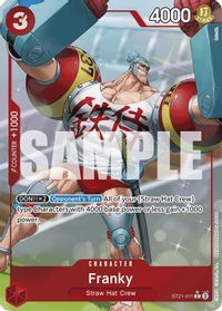 Franky (Parallel) — Starter Deck EX: Gear 5