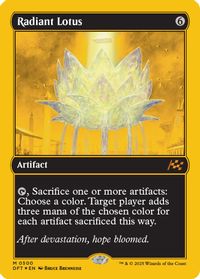 Radiant Lotus (First-Place Foil) — Aetherdrift