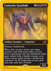 Coalstoke Gearhulk (First-Place Foil) — Aetherdrift