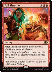 Full Throttle — Prerelease Cards