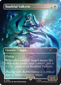 Youthful Valkyrie (Rainbow Foil) — Secret Lair Drop Series