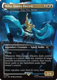 Miku, Queen Electric - Brago, King Eternal — Secret Lair Drop Series