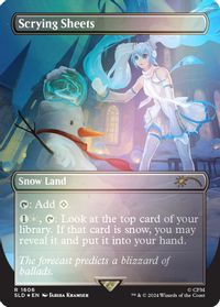 Scrying Sheets (Rainbow Foil) — Secret Lair Drop Series