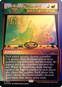 Wheel of Misfortune (1959) (Rainbow Foil) — Secret Lair Drop Series