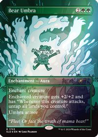 Bear Umbra (Rainbow Foil) — Secret Lair Drop Series
