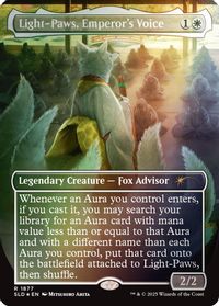 Light-Paws, Emperor's Voice (Rainbow Foil) — Secret Lair Drop Series