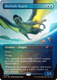 Murktide Regent (Rainbow Foil) — Secret Lair Drop Series