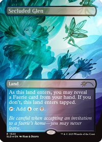 Secluded Glen (Rainbow Foil) — Secret Lair Drop Series