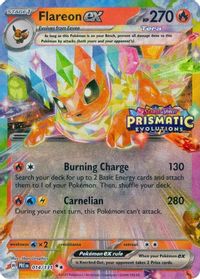 Flareon ex - 014/131 (Prismatic Evolutions Stamp) — Miscellaneous Cards & Products