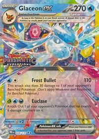 Glaceon ex - 026/131 (Prismatic Evolutions Stamp) — Miscellaneous Cards & Products