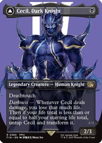 Cecil, Dark Knight (Borderless) — FINAL FANTASY