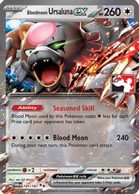 Bloodmoon Ursaluna ex — Prize Pack Series Cards