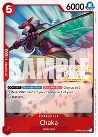 Chaka (Judge Pack Vol. 5) — One Piece Promotion Cards