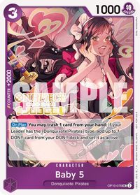 Baby 5 (Judge Pack Vol. 5) — One Piece Promotion Cards