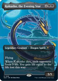 Kokusho, the Evening Star (Rainbow Foil) — Secret Lair Drop Series