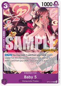 Baby 5 — Royal Blood Release Event Cards