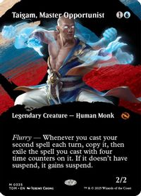 Taigam, Master Opportunist (Borderless) — Tarkir: Dragonstorm