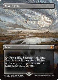Marsh Flats (Borderless) (Dragonscale Foil) — Special Guests