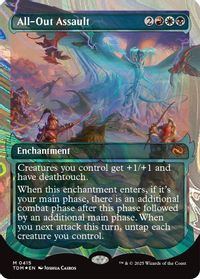 All-Out Assault (Showcase) (Halo Foil) — Tarkir: Dragonstorm