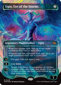Ugin, Eye of the Storms (Showcase) (Halo Foil) — Tarkir: Dragonstorm
