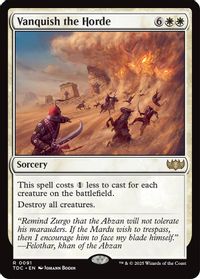 Vanquish the Horde — Commander: Tarkir: Dragonstorm