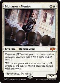 Monastery Mentor — Commander: Tarkir: Dragonstorm