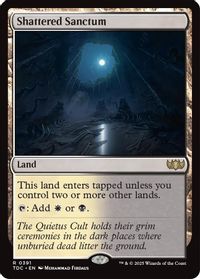 Shattered Sanctum — Commander: Tarkir: Dragonstorm