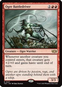 Ogre Battledriver — Commander: Tarkir: Dragonstorm