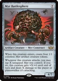 Myr Battlesphere — Commander: Tarkir: Dragonstorm