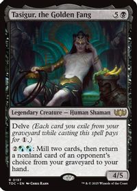 Tasigur, the Golden Fang — Commander: Tarkir: Dragonstorm