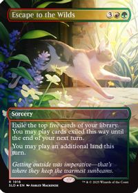 Escape to the Wilds (1916) (Rainbow Foil) — Secret Lair Drop Series