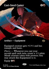Cori-Steel Cutter (Borderless) — Tarkir: Dragonstorm