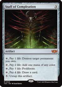 Staff of Compleation — Commander: Tarkir: Dragonstorm