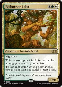 Faeburrow Elder — Commander: Tarkir: Dragonstorm