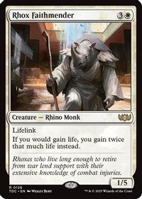 Rhox Faithmender — Commander: Tarkir: Dragonstorm