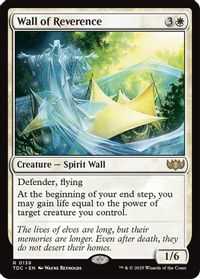 Wall of Reverence — Commander: Tarkir: Dragonstorm