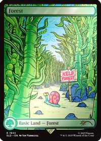 Forest (1943) (Rainbow Foil) — Secret Lair Drop Series
