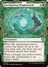 Encroaching Dragonstorm (Showcase) — Tarkir: Dragonstorm